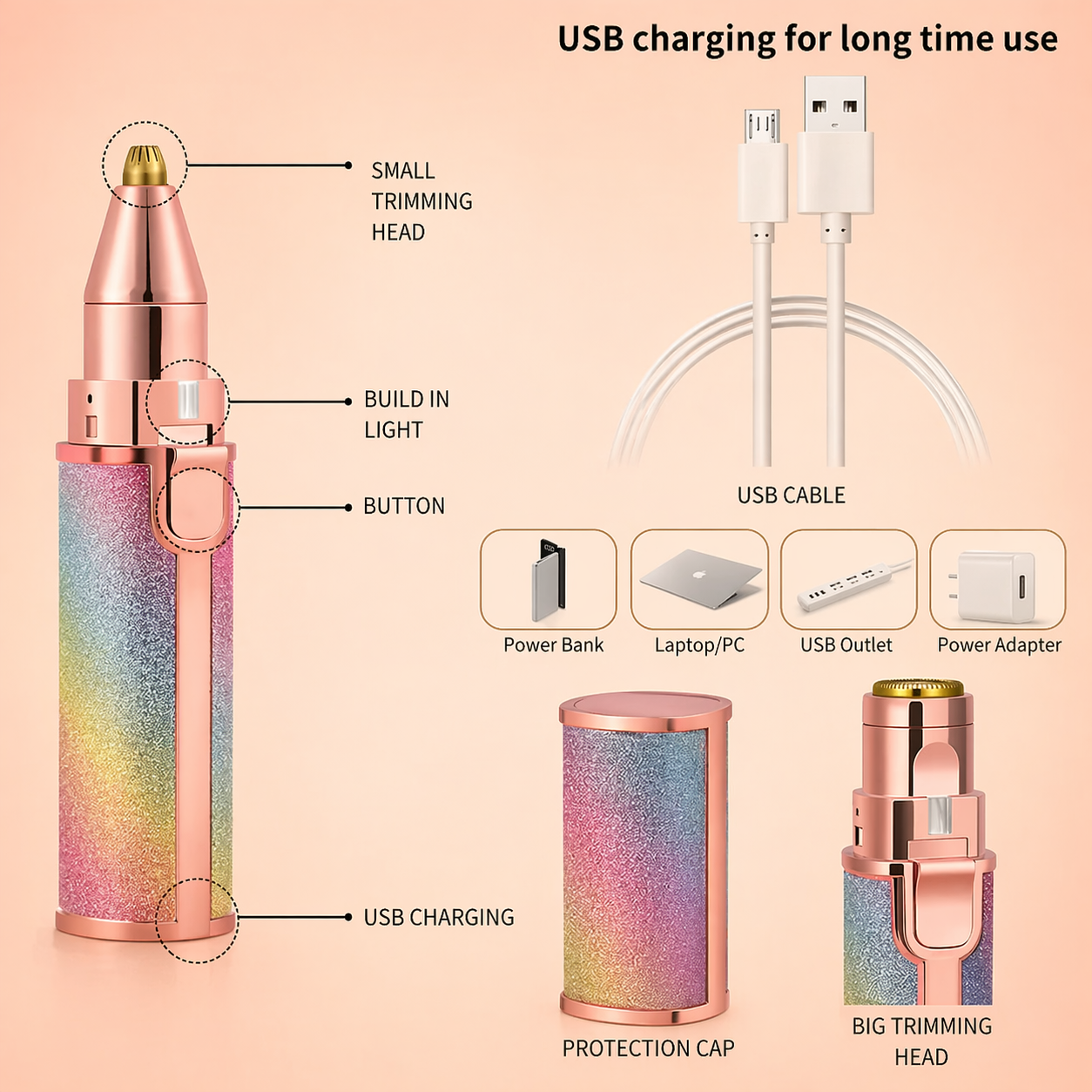 Flawless 2-in-1 Facial Trimmer