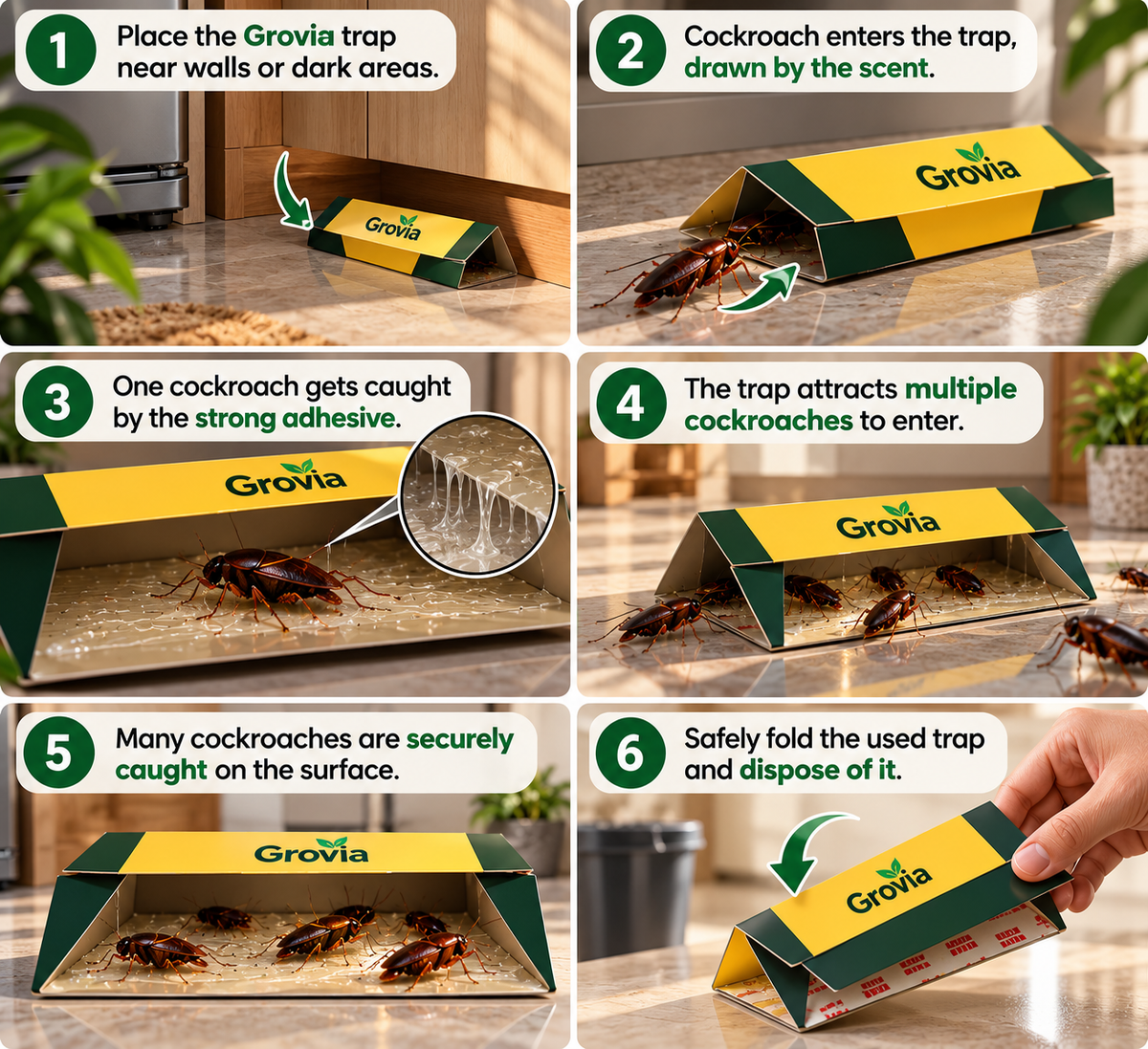 RoachShield™ – Smart Cockroach Control Trap