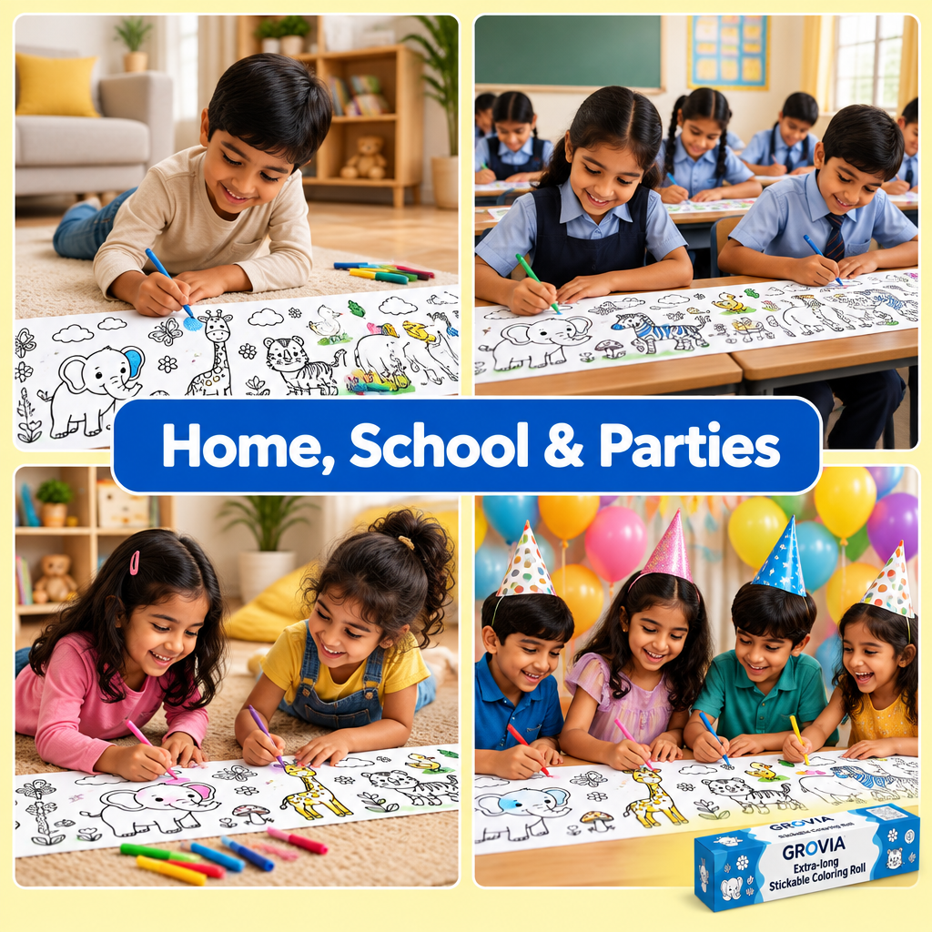 DoodleRoll for home, school and parties