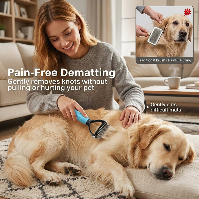FurFlow™ Professional Detangling Tool