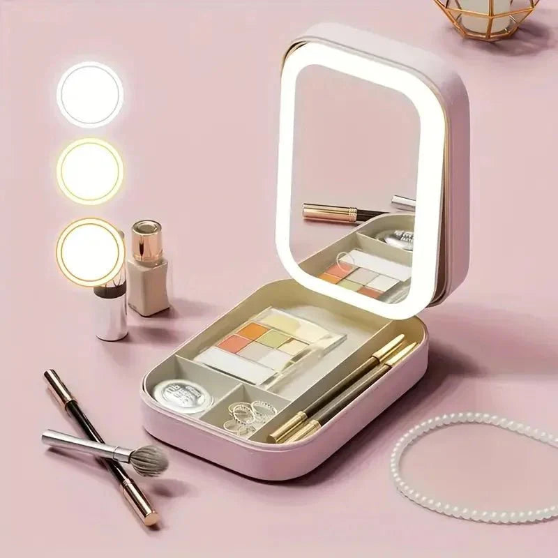 Luminous Touch Mirror - Compact Makeup LED Mirror