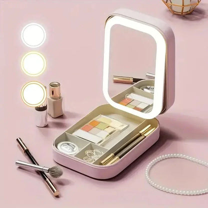 Luminous Touch Mirror - Compact Makeup LED Mirror