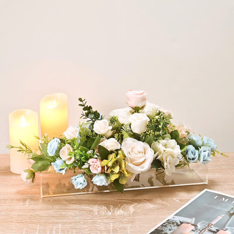LuxeFlora™ – Acrylic Flower Vase