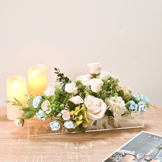LuxeFlora™ – Acrylic Flower Vase