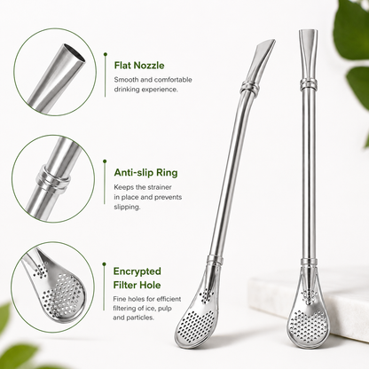 Sip & Strain™ – 2-in-1 Smart Straw