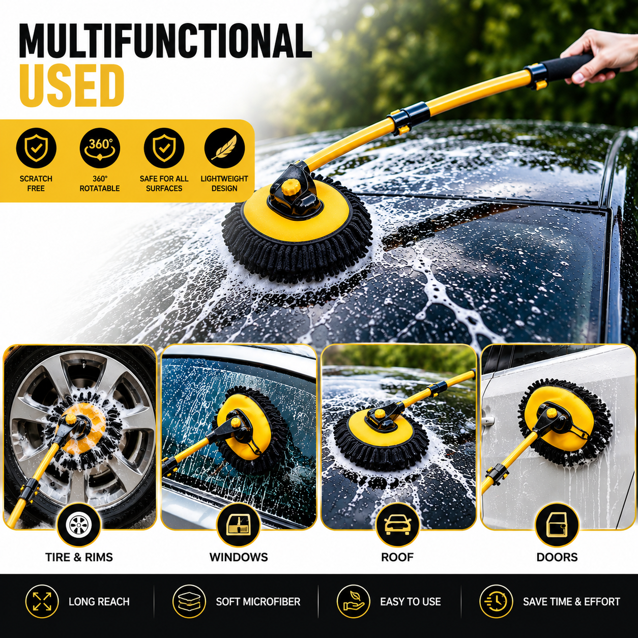 car washing mop