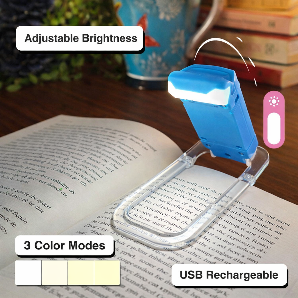BookBright™ - USB Rechargeable Book Reading Light