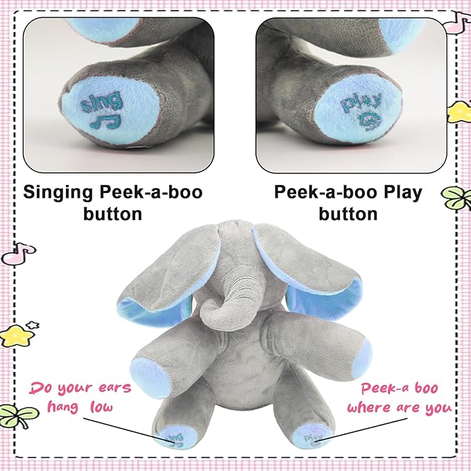 Baby Laugh Elephant - Musical Toy for Kids