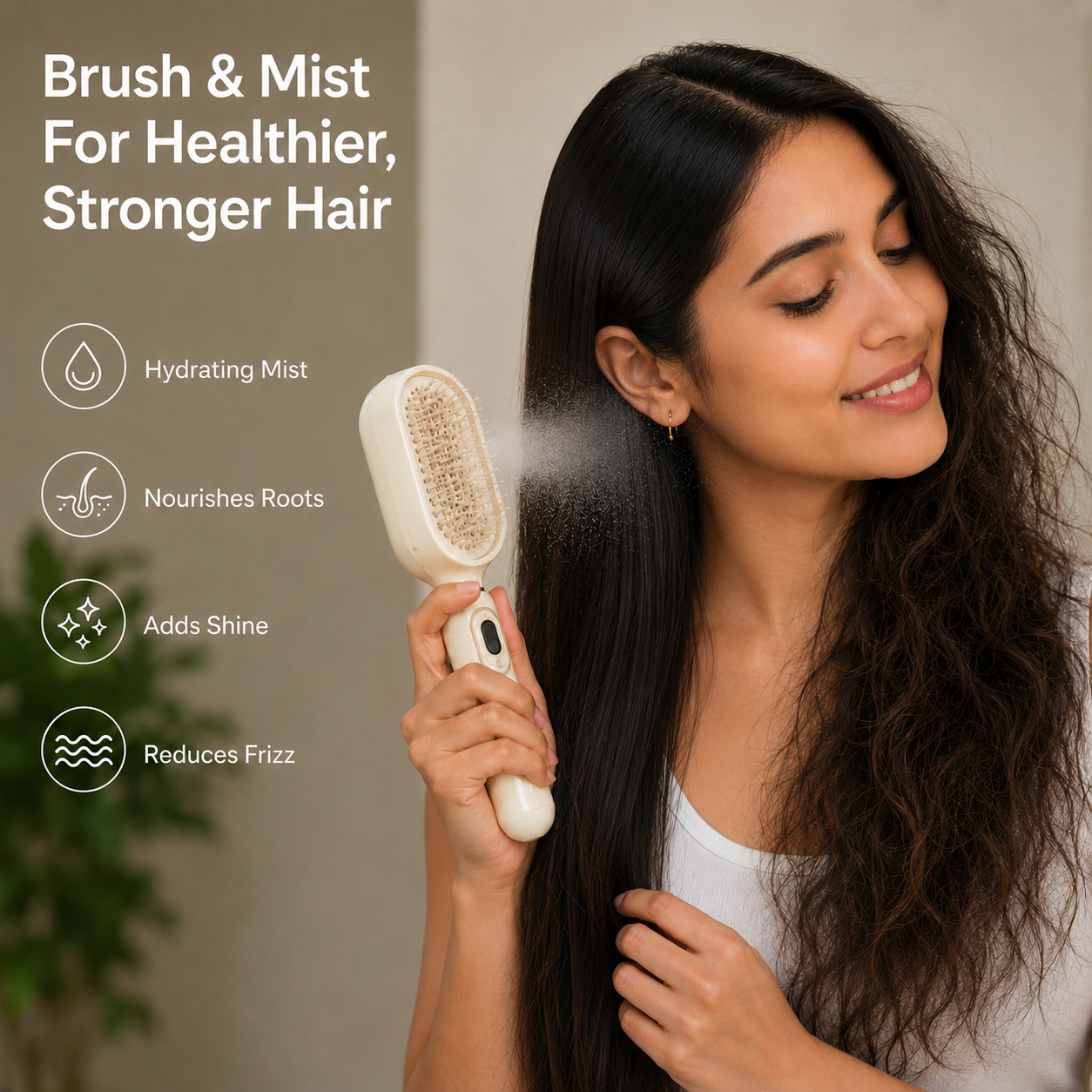 CombMist™ 5-in-1 Hair Brush – Grovia