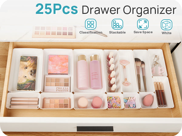 SortTray | Clear Drawer Organizer Tray
