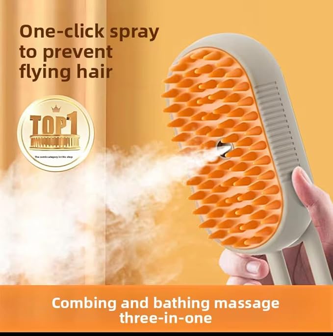 Fur Mist™ - Pets Steam Grooming Brush
