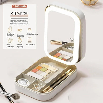 Luminous Touch Mirror - Compact Makeup LED Mirror