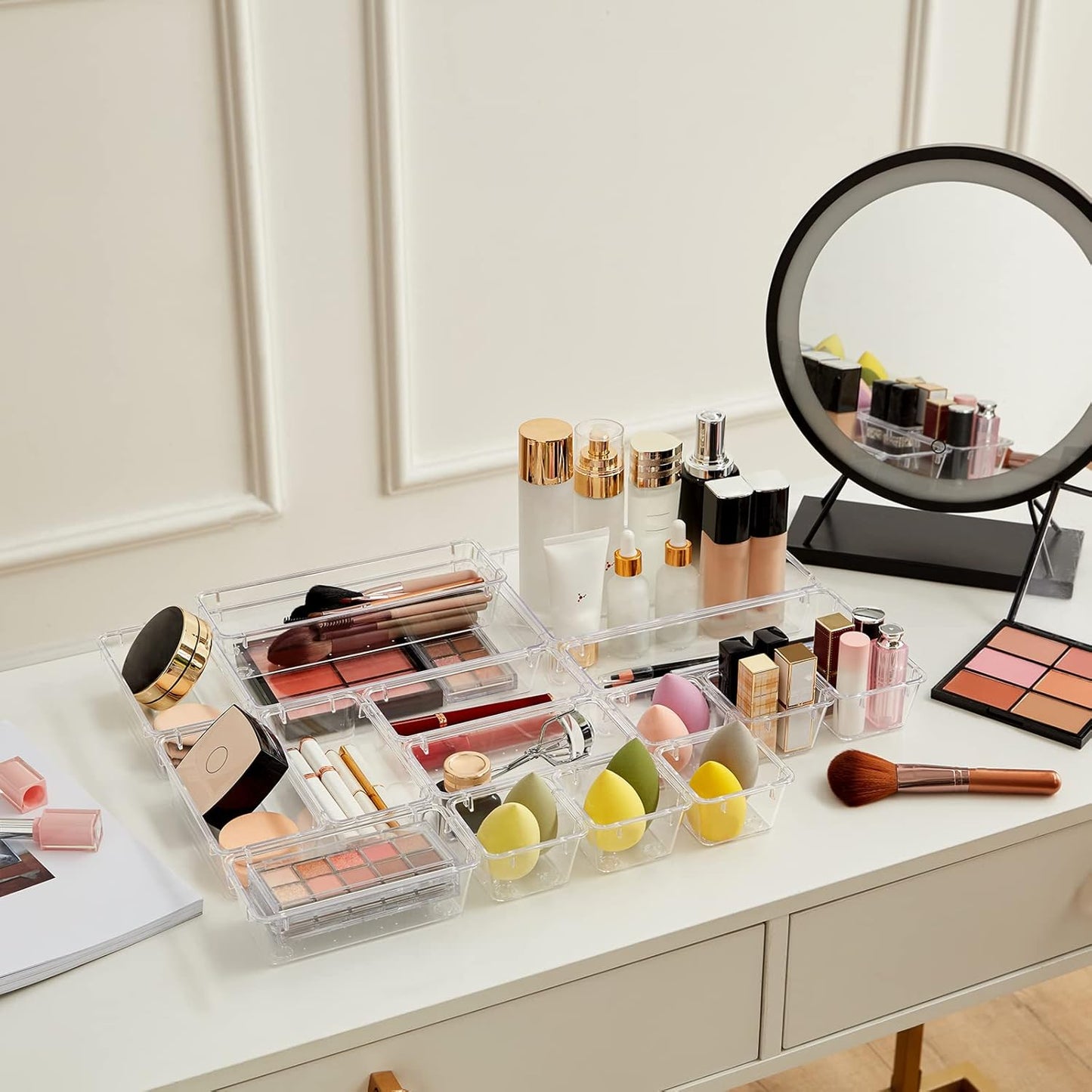 SortTray | Clear Drawer Organizer Tray