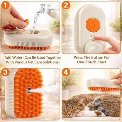 Fur Mist™ - Pets Steam Grooming Brush