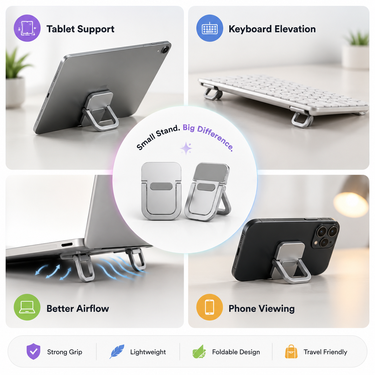 DeskRise™ - Laptop Elevation Stand