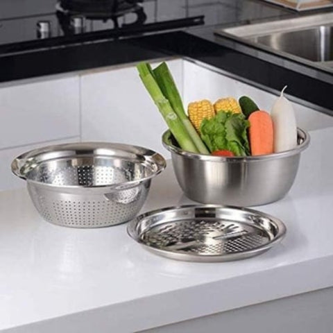 Stainless Steel Fine Mesh Strainer Set