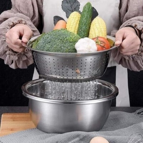 Stainless Steel Fine Mesh Strainer Set