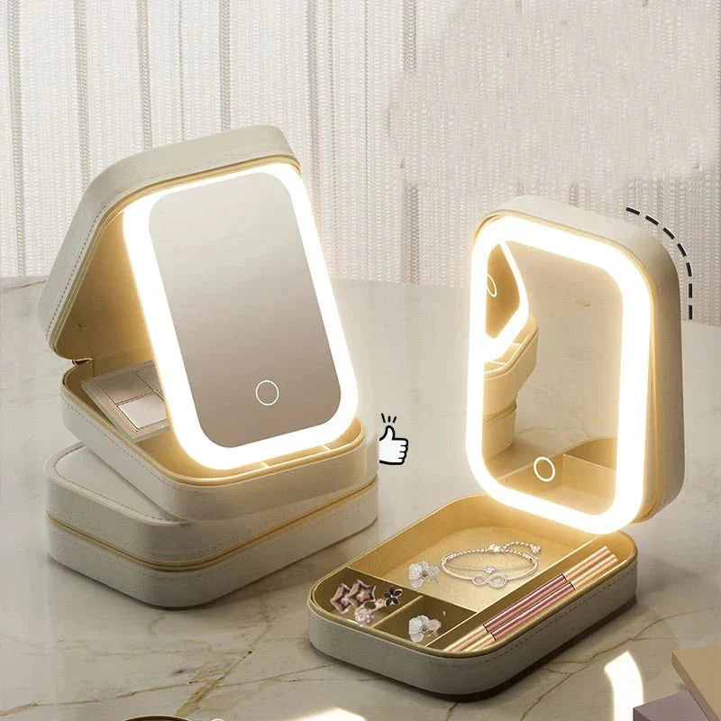 Luminous Touch Mirror - Compact Makeup LED Mirror
