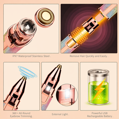 Flawless 2-in-1 Facial Trimmer