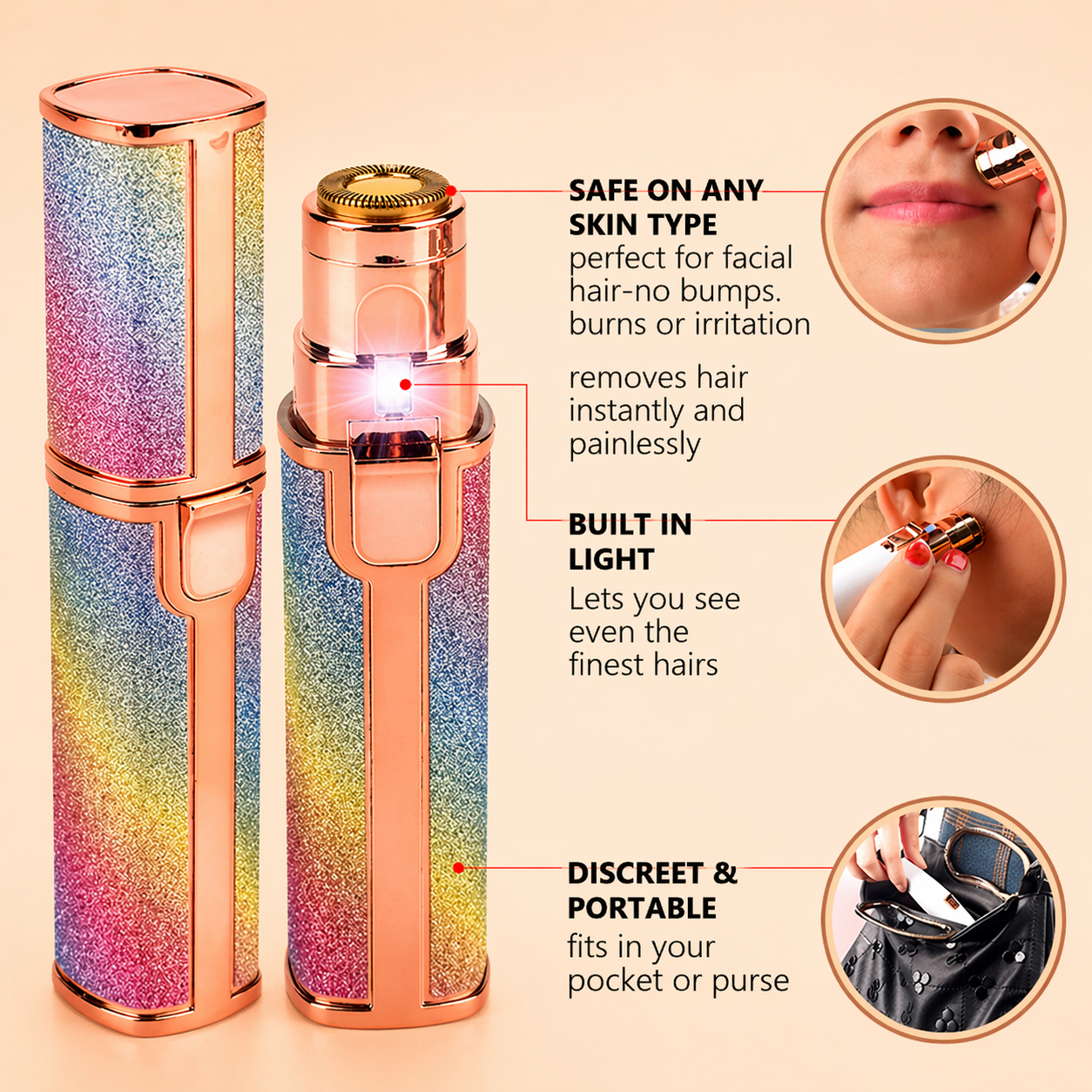 Flawless 2-in-1 Facial Trimmer