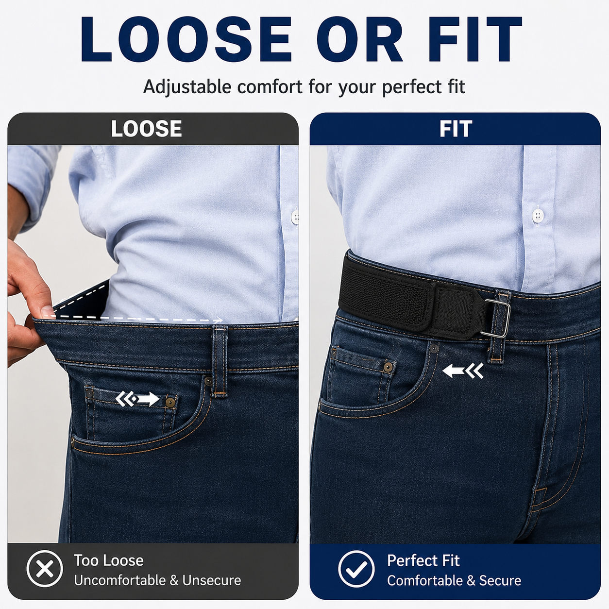 buckle less belt