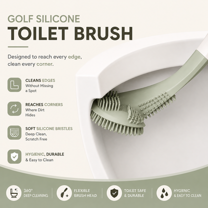 AquaSweep™ Toilet Cleaning Golf Brush