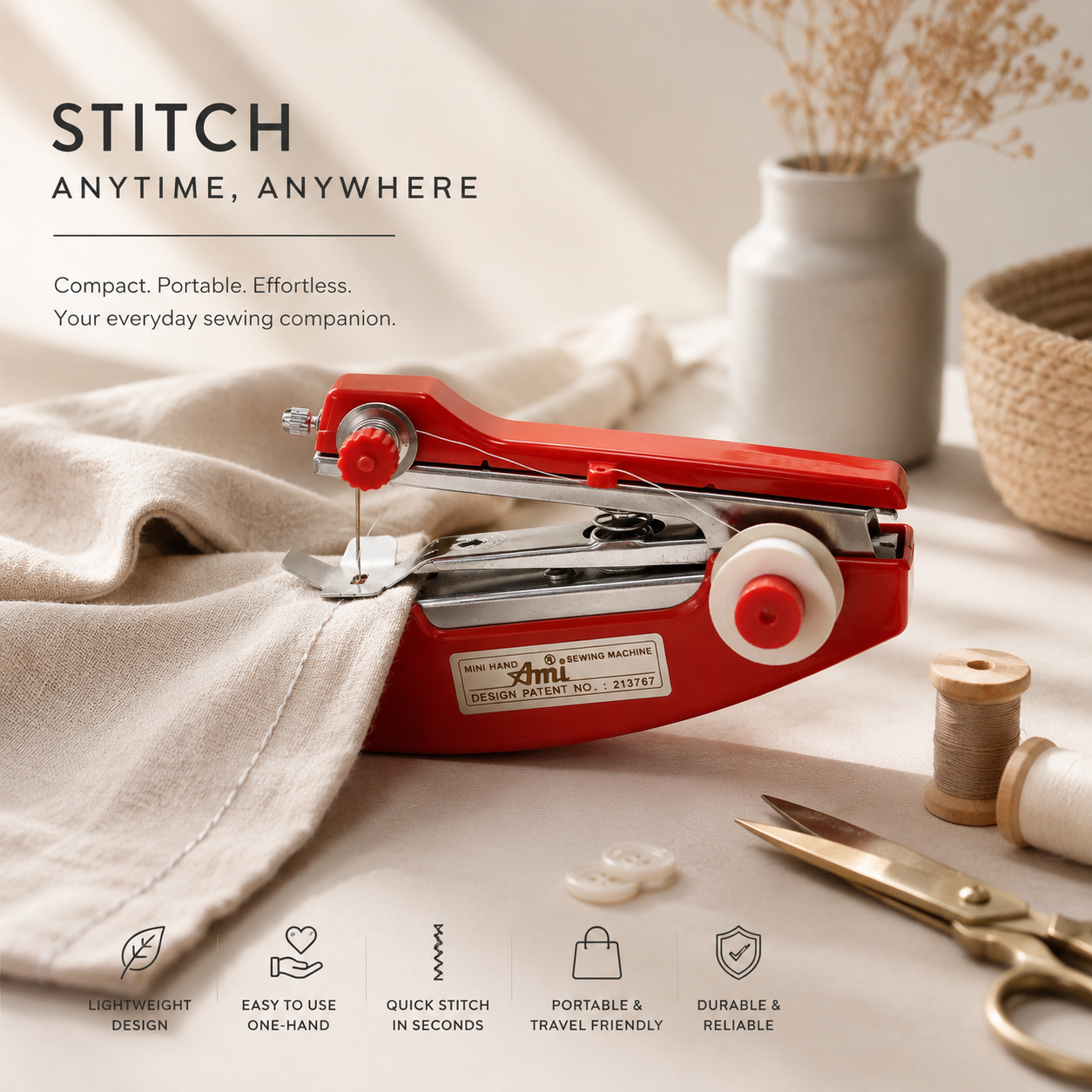 Stich Pro™ Pocket Sewing Machine