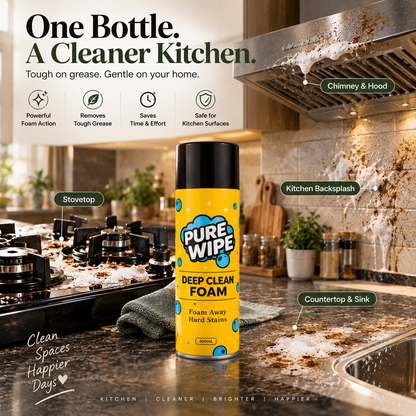 Pure Wipe™ - Deep Clean Foam