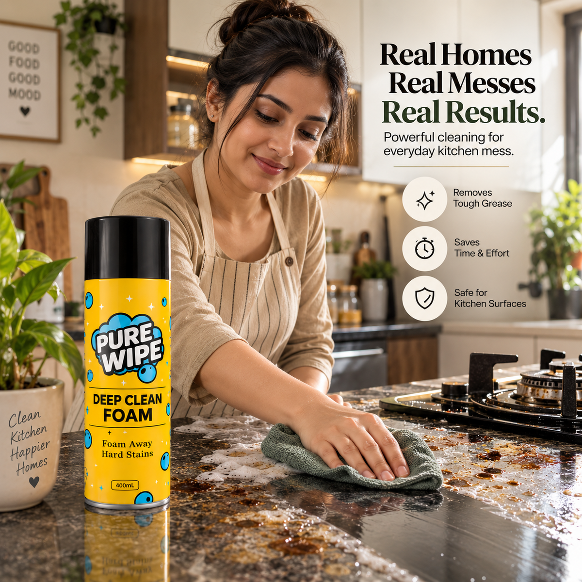 Pure Wipe™ - Deep Clean Foam