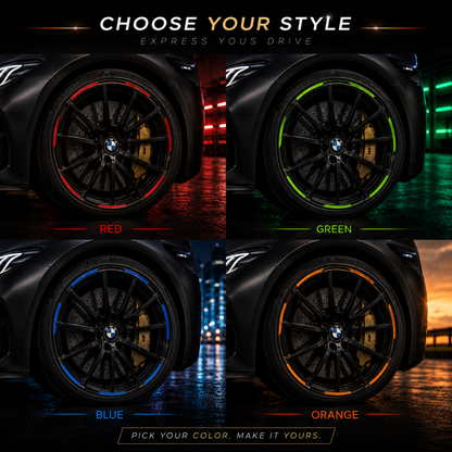 Rim Flare™ - Reflective Wheel Rim Stickers