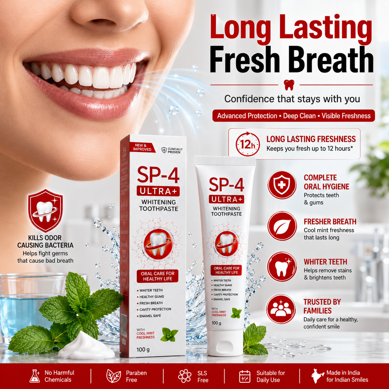 Oraluxe™ Probiotic Whitening Toothpaste