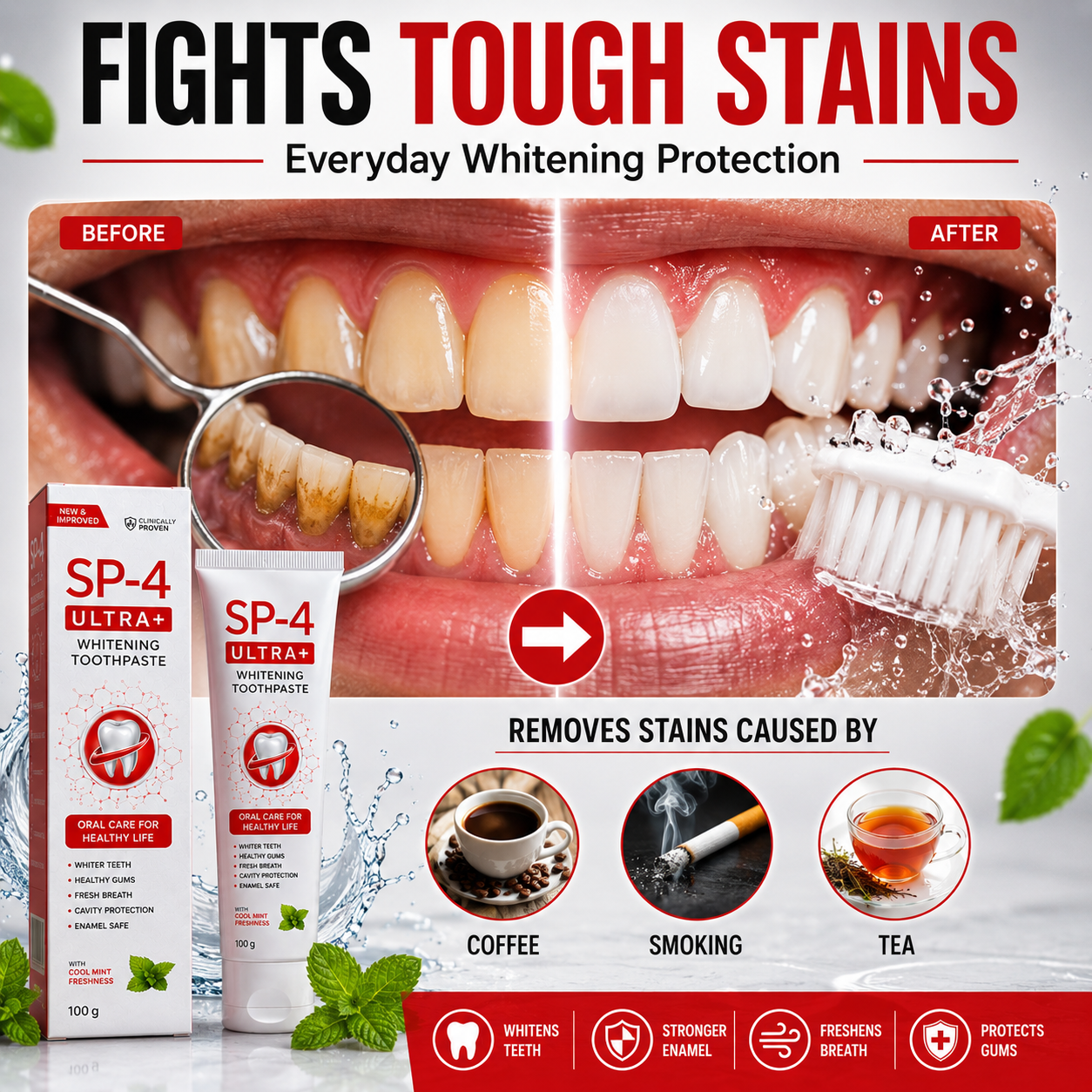 Oraluxe™ Probiotic Whitening Toothpaste
