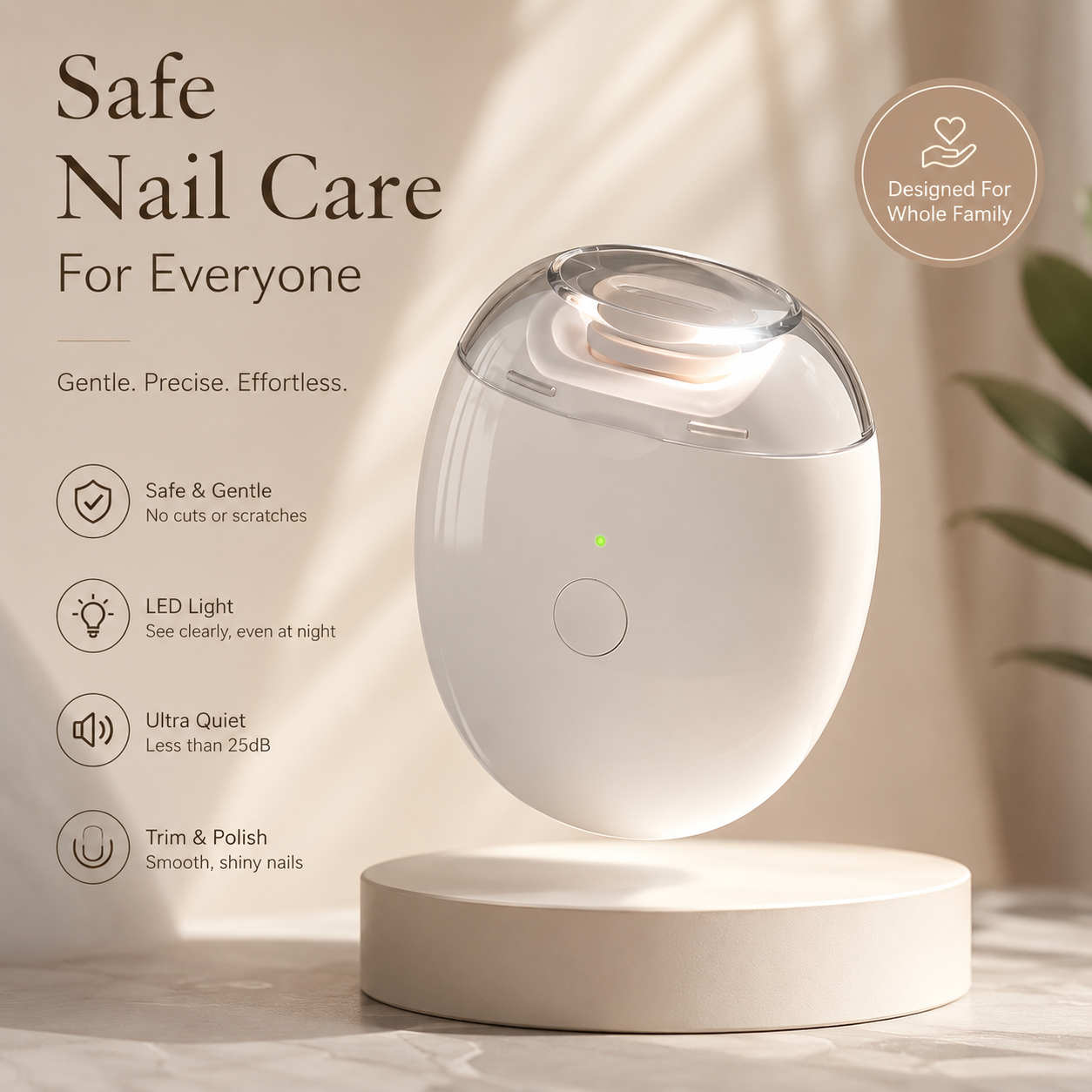 Trim Master™ Electric Nail Clipper