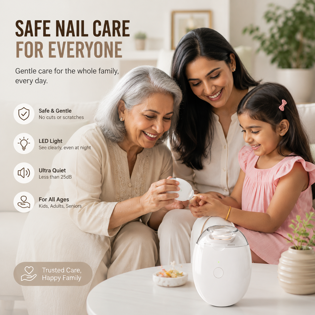 Trim Master™ Electric Nail Clipper