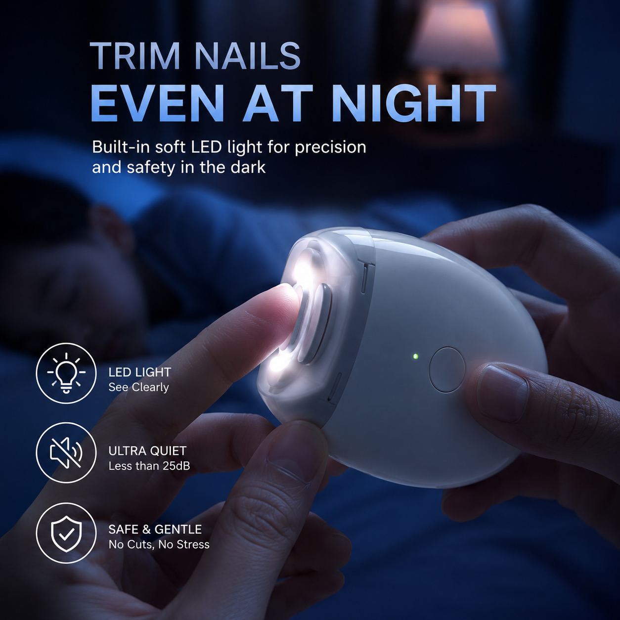 Trim Master™ Electric Nail Clipper