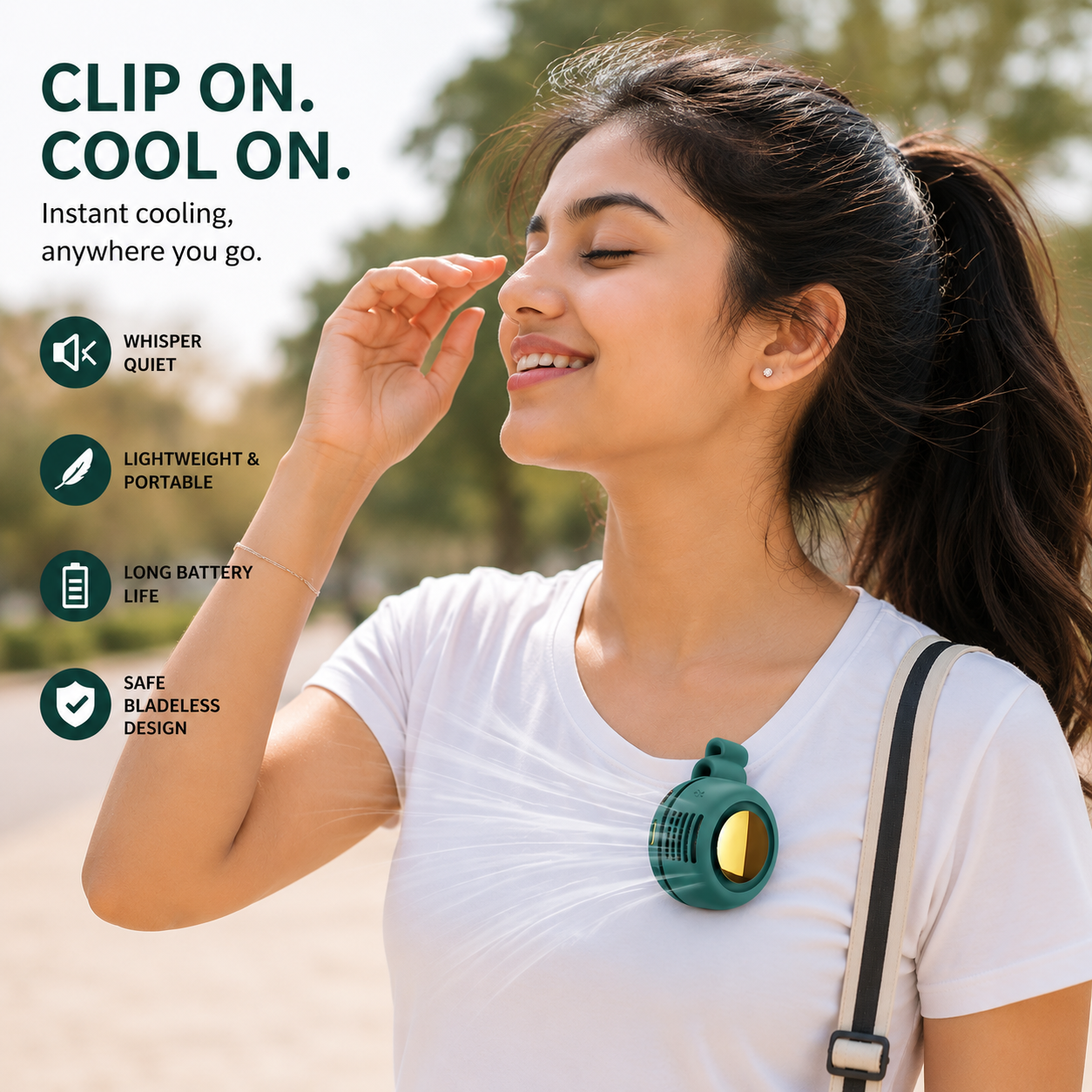 ChillClip™ - Bladeless Cooling Fan