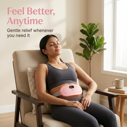 CrampGo™ – Gentle Relief Heating Massager