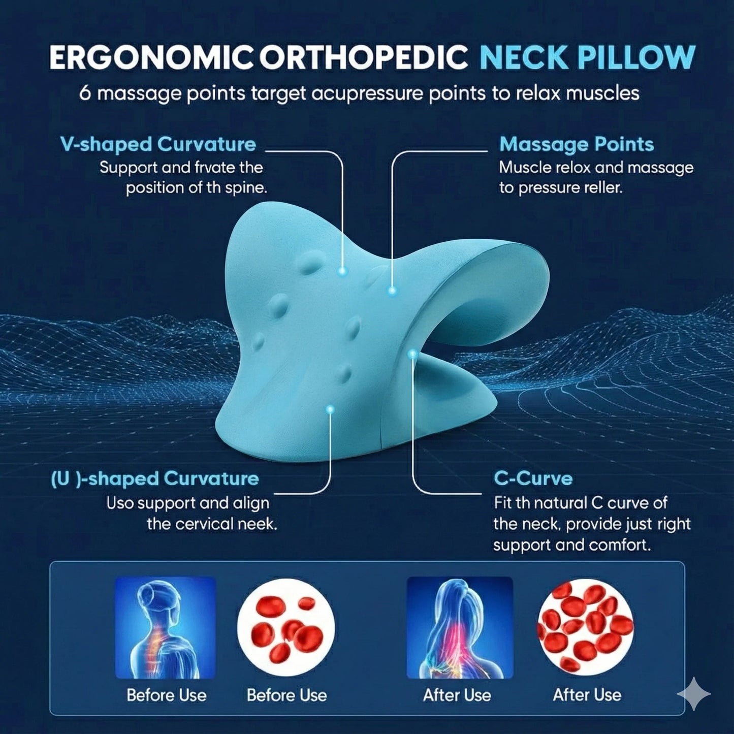 SpinaLuxe™ Orthopedic Cervical Support