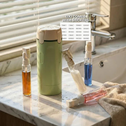 LuxePort™ 4-in-1 Travel Bottle Kit