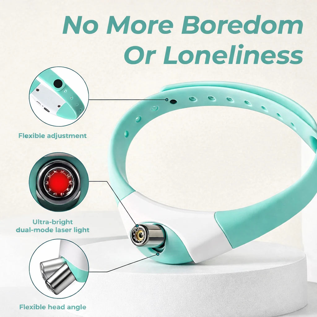 KittyChase™ - Laser Collar Pet Toy