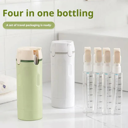 LuxePort™ 4-in-1 Travel Bottle Kit