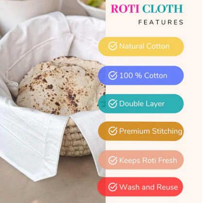 WarmNest™ - Double Layer Cotton Roti Cover Wrap