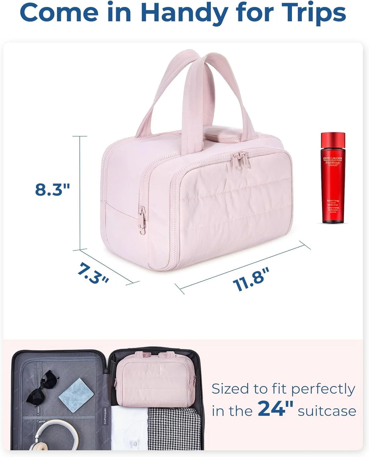 VoyageLuxe™ - Everyday Travel and Beauty Bag