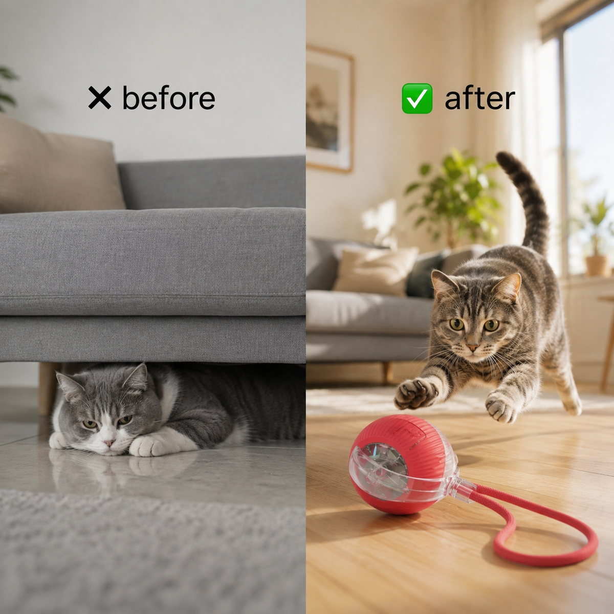 PawChase™ – Interactive Self-Moving Chase Ball