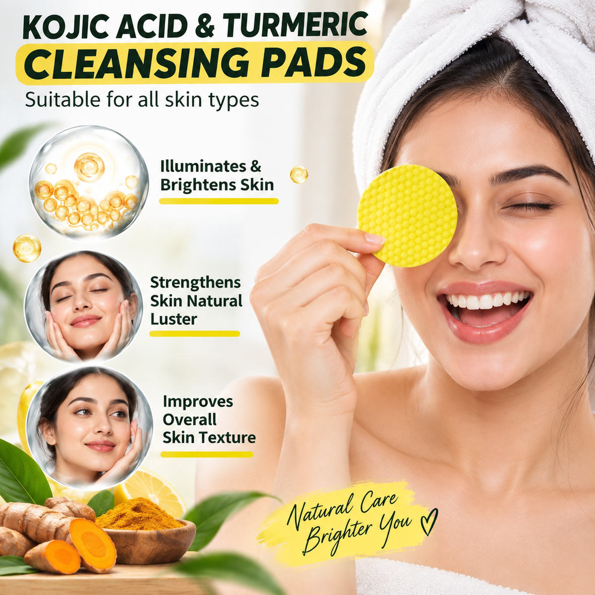 DermaGlow Brightening Pads