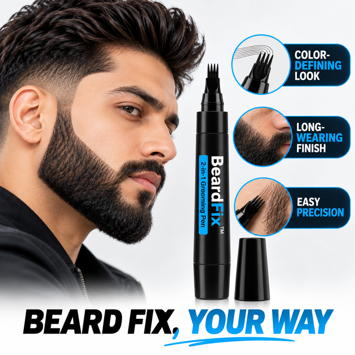 BeardFix™ 2-in-1 Grooming Pen
