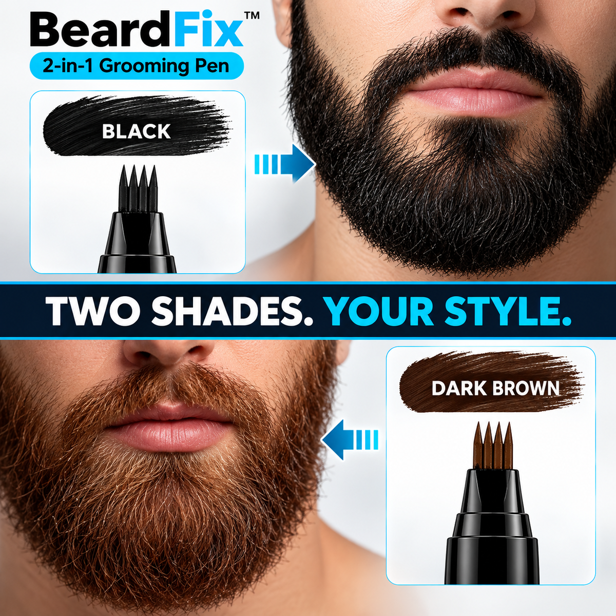 BeardFix™ 2-in-1 Grooming Pen