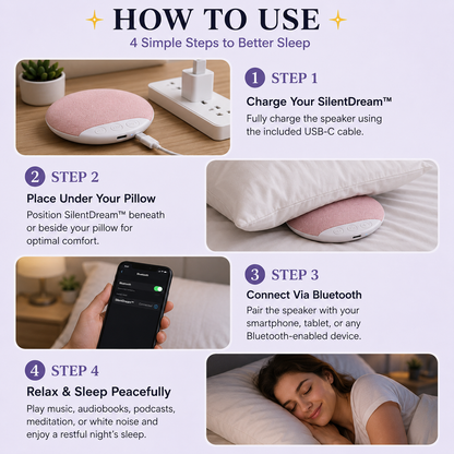 SilentDream™ Bluetooth Pillow Speaker