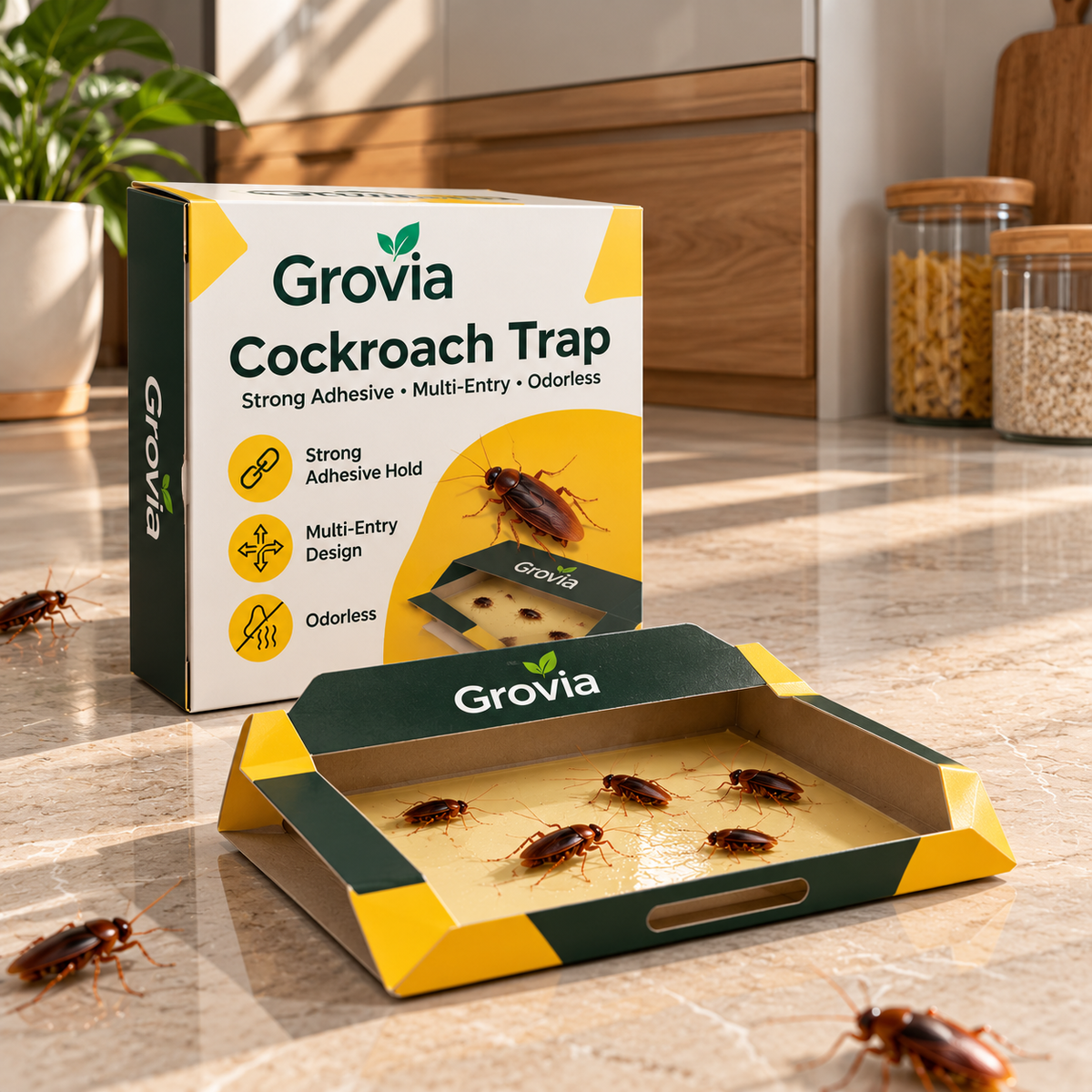 RoachShield™ – Smart Cockroach Control Trap