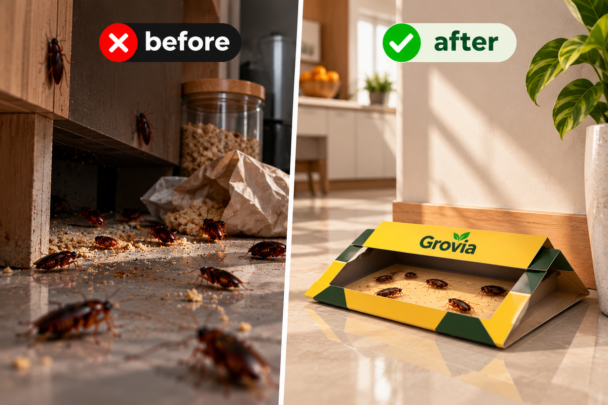 RoachShield™ – Smart Cockroach Control Trap